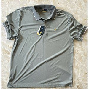 Jack Nicklaus Men's Polo Golden Bear Golf Shirt Size X-Large Tradewinds Gray NWT